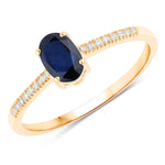 Forever Oval-Cut and Diamond Ring