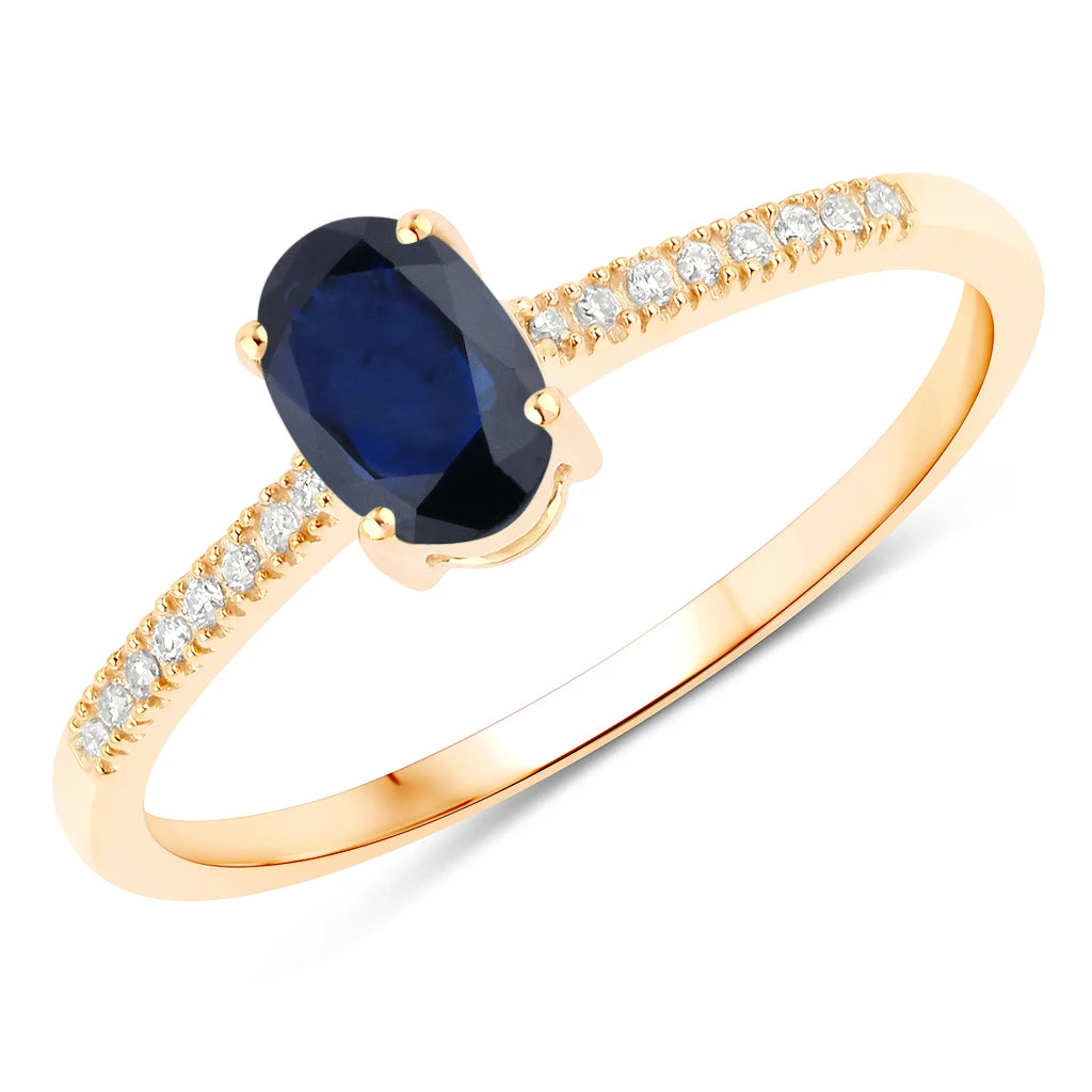 Forever Oval-Cut and Diamond Ring
