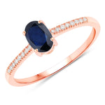 Forever Oval-Cut and Diamond Ring
