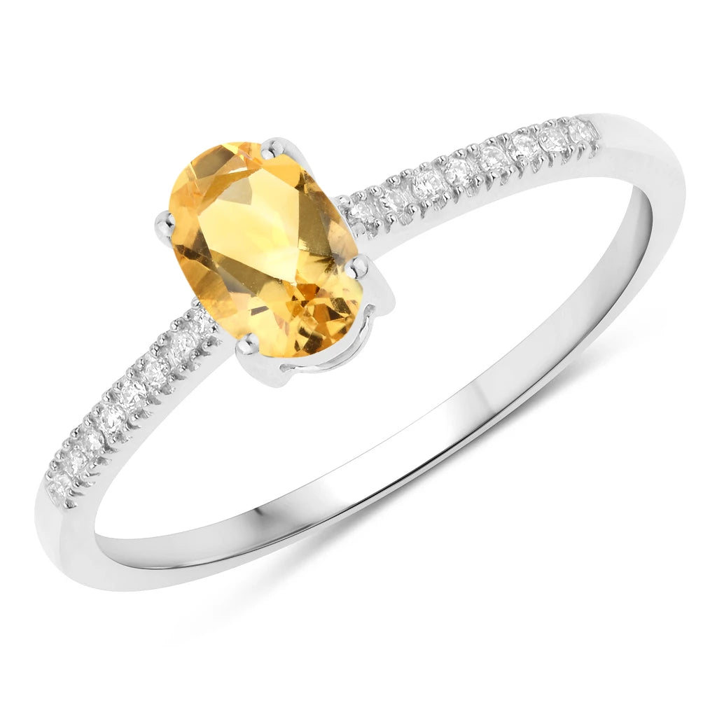 Forever Oval-Cut and Diamond Ring