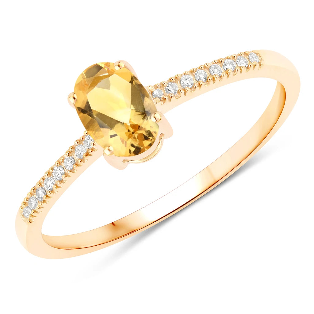Forever Oval-Cut and Diamond Ring