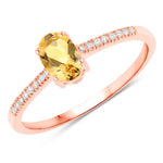 Forever Oval-Cut and Diamond Ring
