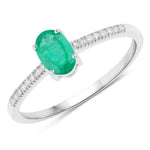 Forever Oval-Cut and Diamond Ring