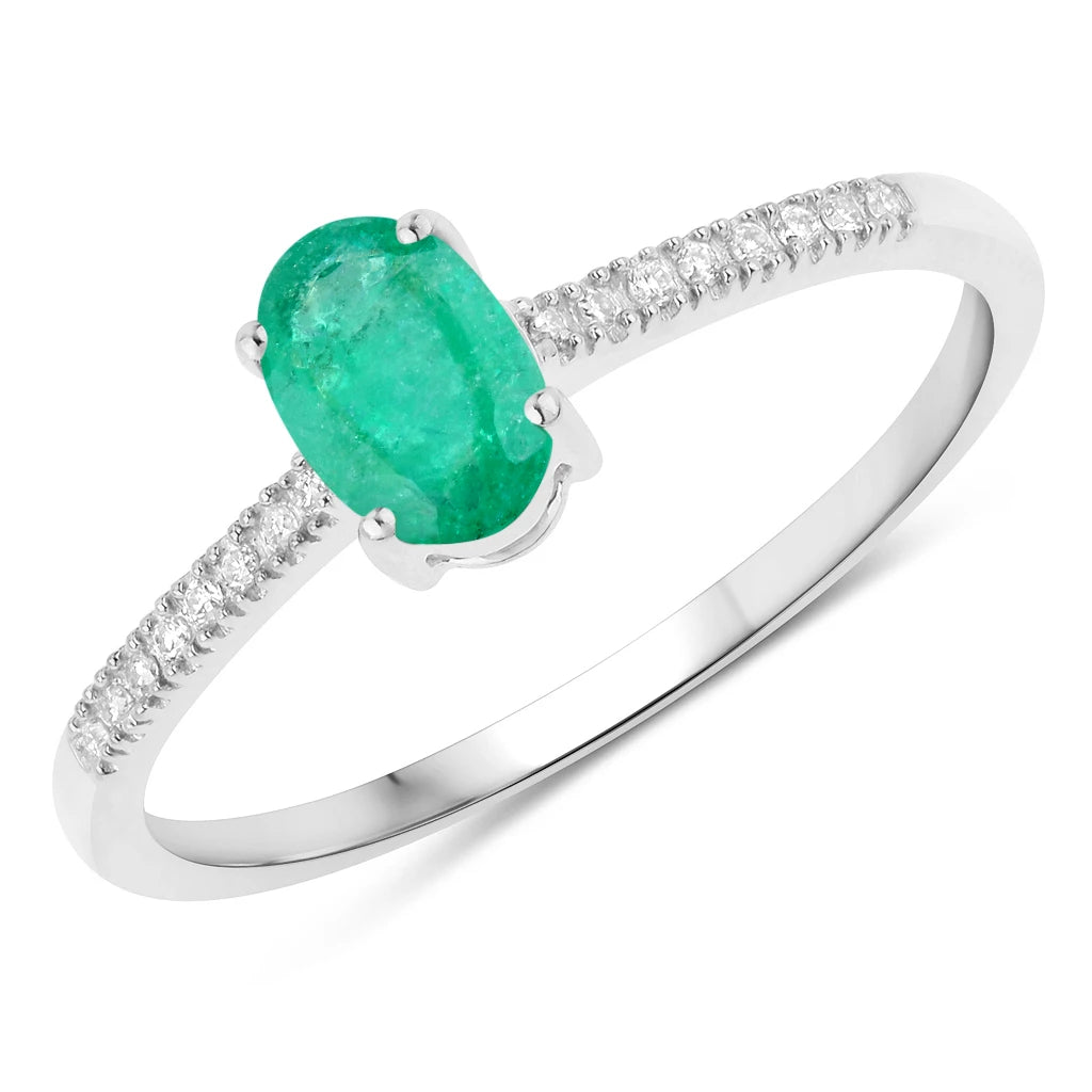 Forever Oval-Cut and Diamond Ring