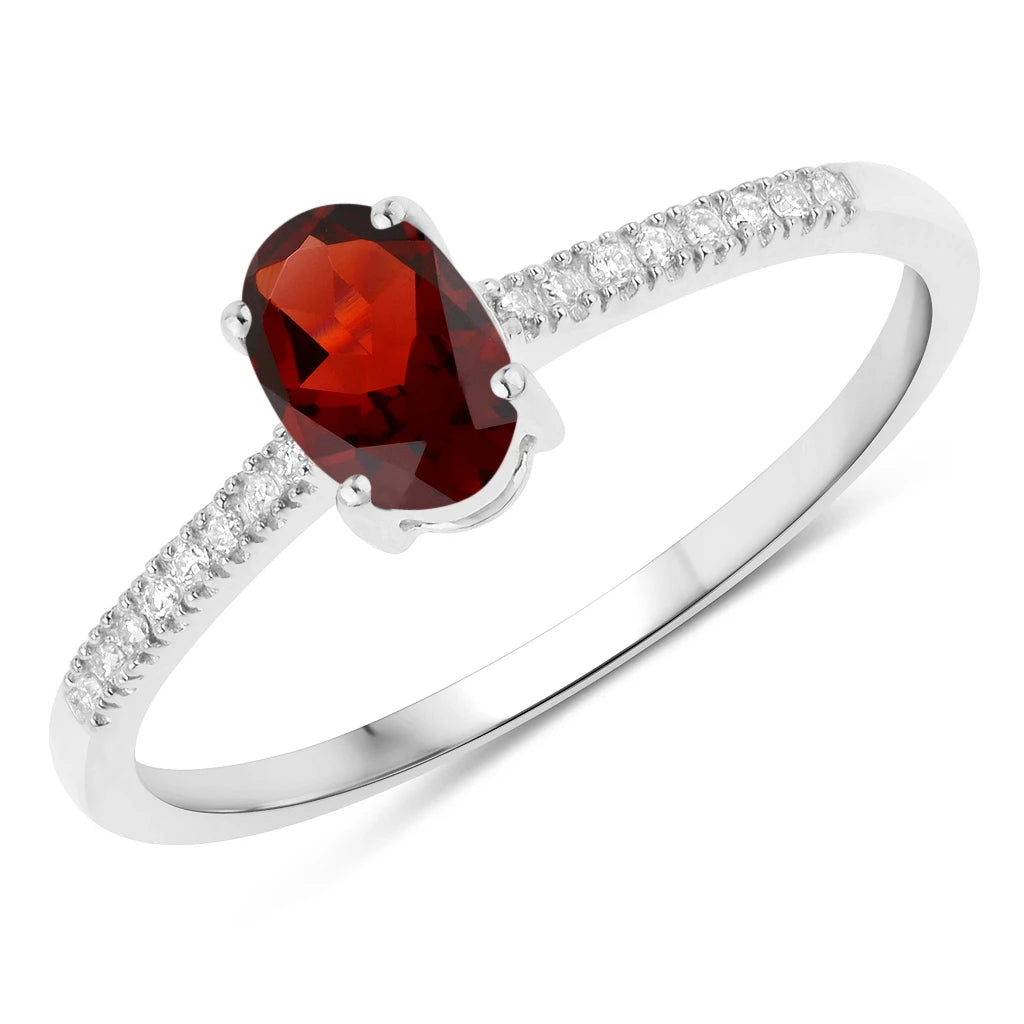 Forever Oval-Cut and Diamond Ring