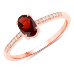 Forever Oval-Cut and Diamond Ring