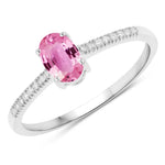 Forever Oval-Cut and Diamond Ring