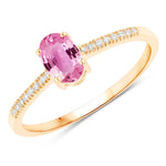 Forever Oval-Cut and Diamond Ring