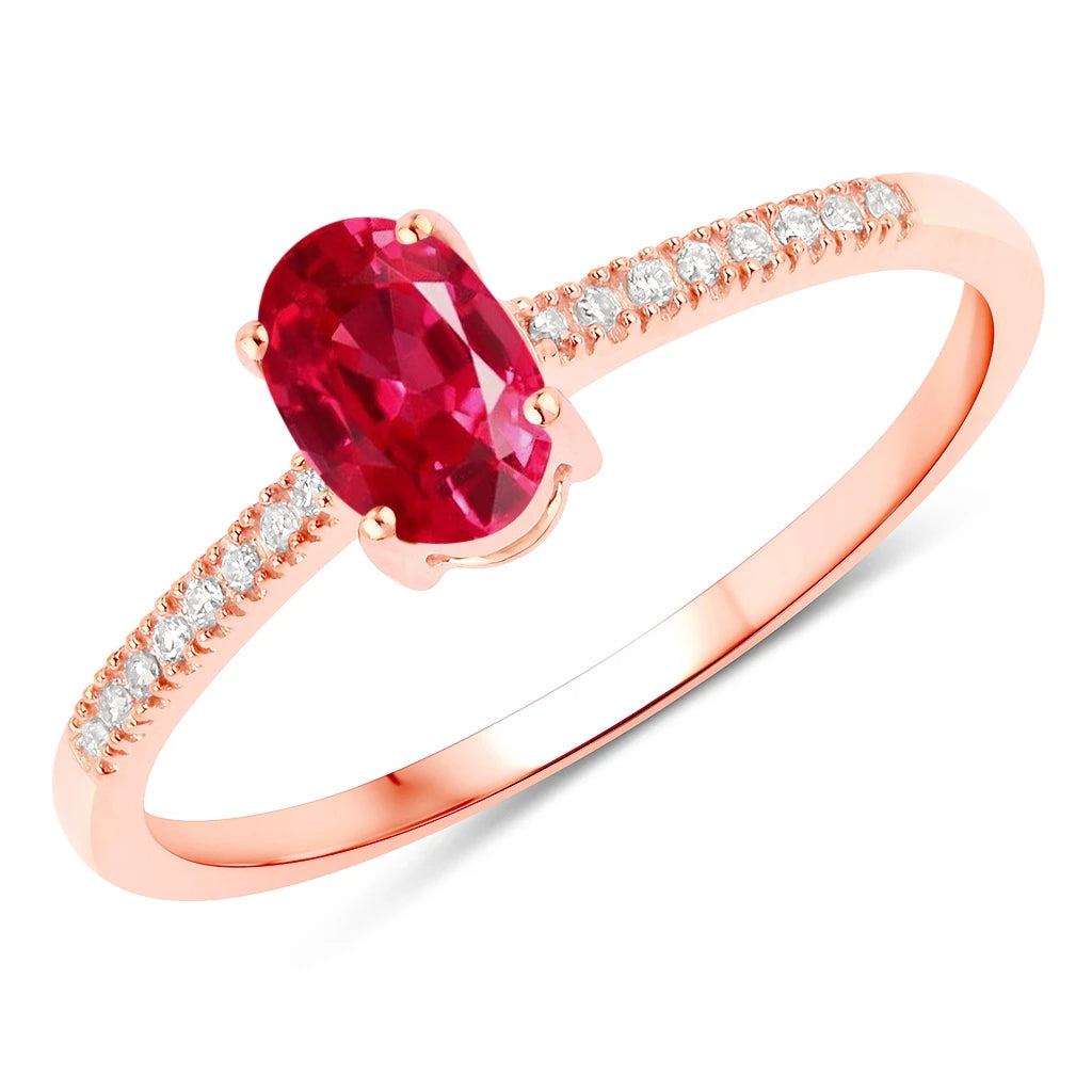 Forever Oval-Cut and Diamond Ring