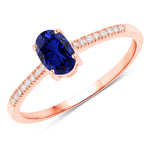 Forever Oval-Cut and Diamond Ring