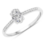 Forever Oval-Cut and Diamond Ring