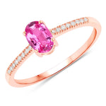 Forever Oval-Cut and Diamond Ring