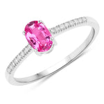 Forever Oval-Cut and Diamond Ring