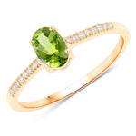 Forever Oval-Cut and Diamond Ring