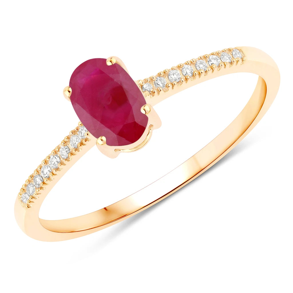 Forever Oval-Cut and Diamond Ring