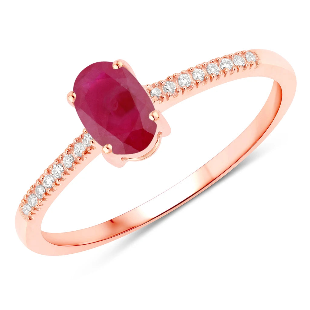 Forever Oval-Cut and Diamond Ring