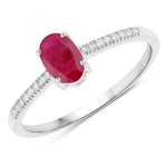 Forever Oval-Cut and Diamond Ring