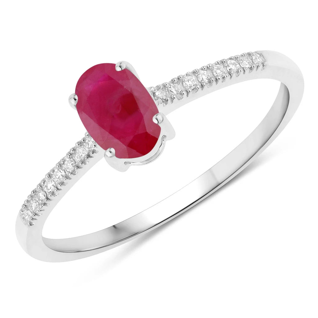 Forever Oval-Cut and Diamond Ring