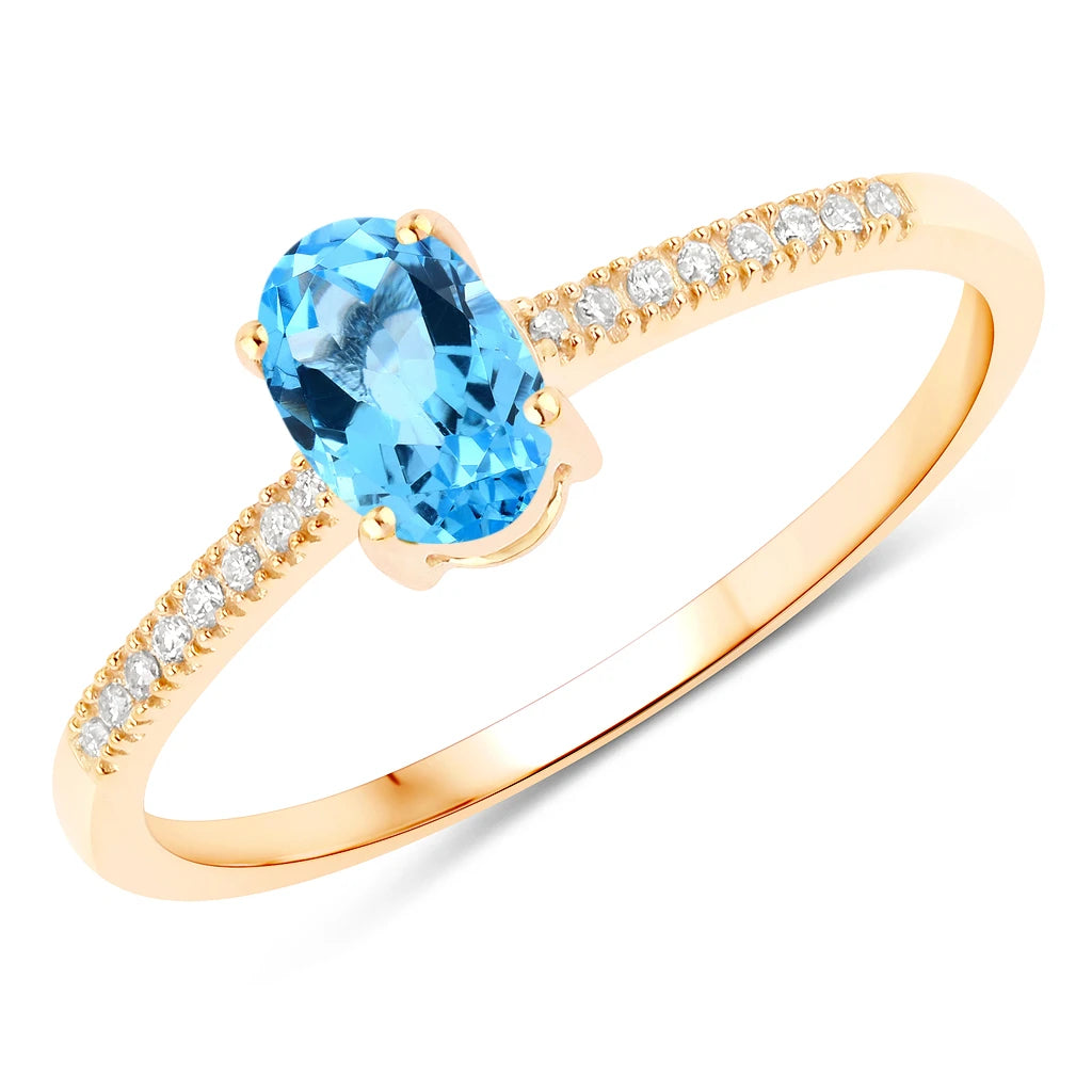 Forever Oval-Cut and Diamond Ring