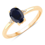 Mademoiselle Oval Cut Diamond Accent Ring