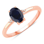 Mademoiselle Oval Cut Diamond Accent Ring