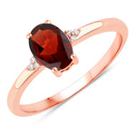 Mademoiselle Oval Cut Diamond Accent Ring