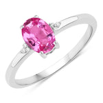 Mademoiselle Oval Cut Diamond Accent Ring