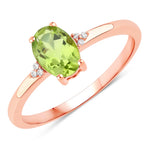 Mademoiselle Oval Cut Diamond Accent Ring
