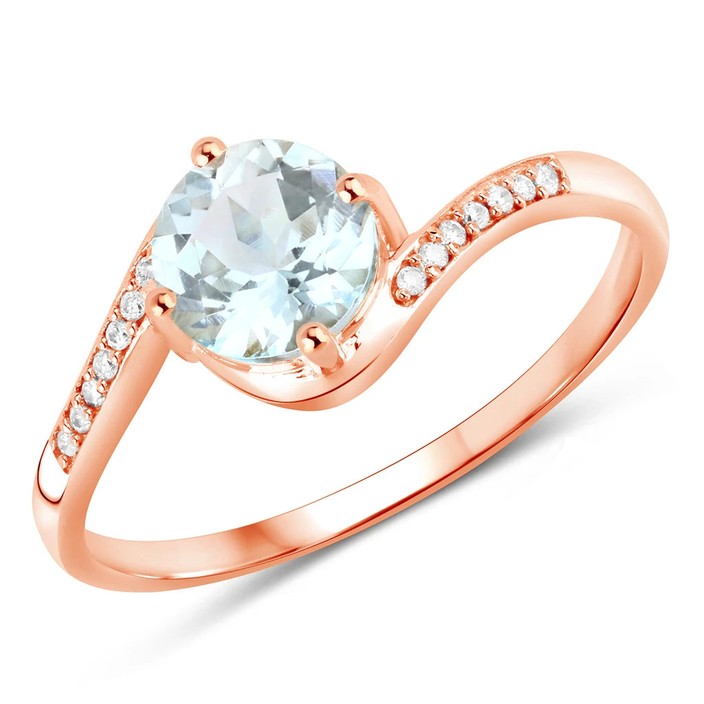 Round Cut Diamond Halo Ring