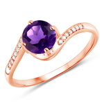 Round Cut Diamond Halo Ring