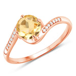 Round Cut Diamond Halo Ring