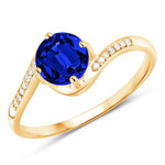 Round Cut Diamond Halo Ring