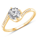 Round Cut Diamond Halo Ring