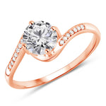 Round Cut Diamond Halo Ring