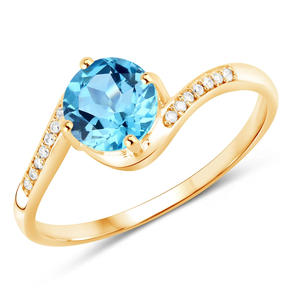 Round Cut Diamond Halo Ring