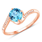 Round Cut Diamond Halo Ring