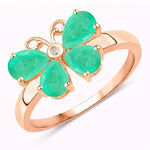 Butterfly Diamond Accent Ring