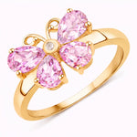 Butterfly Diamond Accent Ring