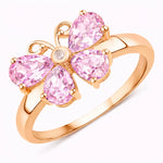 Butterfly Diamond Accent Ring