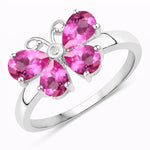 Butterfly Diamond Accent Ring
