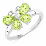 Butterfly Diamond Accent Ring