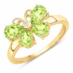 Butterfly Diamond Accent Ring