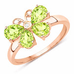 Butterfly Diamond Accent Ring