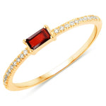 Baguette Cut Diamond Halo Ring