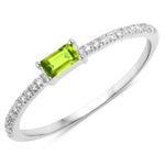 Baguette Cut Diamond Halo Ring