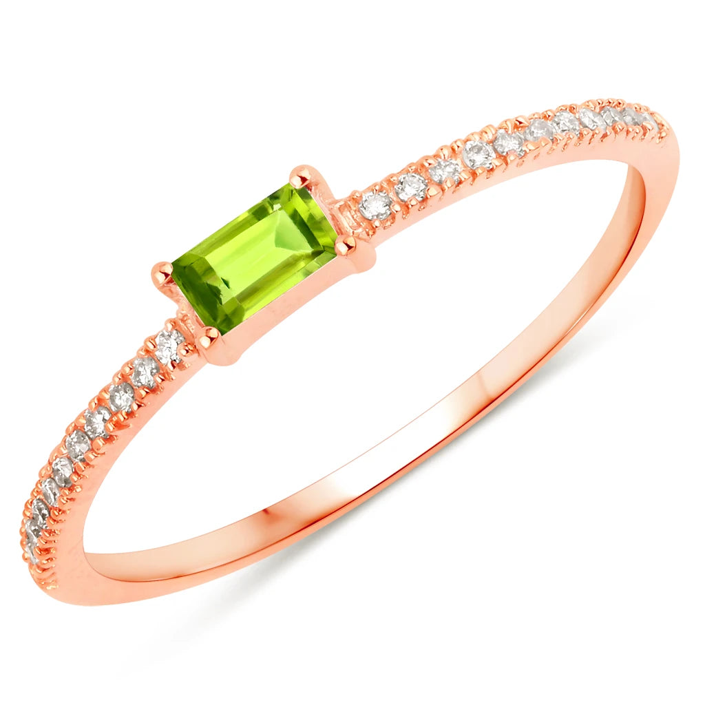 Baguette Cut Diamond Halo Ring