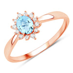 Sunburst Oval Cut Diamond Halo Ring