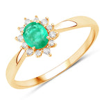 Sunburst Oval Cut Diamond Halo Ring
