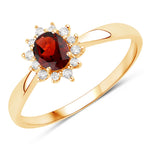 Sunburst Oval Cut Diamond Halo Ring