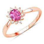 Sunburst Oval Cut Diamond Halo Ring